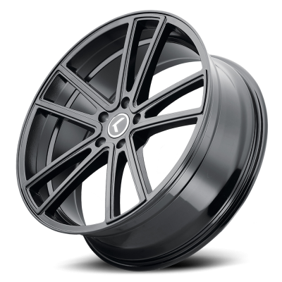 Cast Aluminum Wheels Swagg 144 BM 24x9.5 Machined Black 5 on 115/5 on 120 Bolt Pattern 18 Offset Kraze Wheels