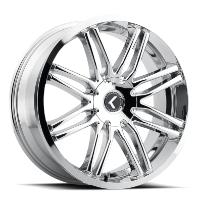 Cast Aluminum Wheels Lusso 190 BM 17x8 Machined Black 5 on 108 Bolt Pattern 38 Offset Kraze Wheels