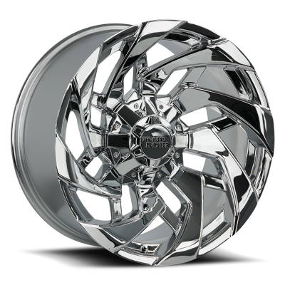 Aluminum Wheels 20x10 M24 C Series Chrome 5 On 127/5 On 139.7 Bolt Pattern -19 Offset Off Road Monster