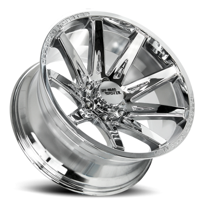 Aluminum Wheels 20x10 M25 C Series Chrome 5 On 127 Bolt Pattern -19 Offset Off Road Monster