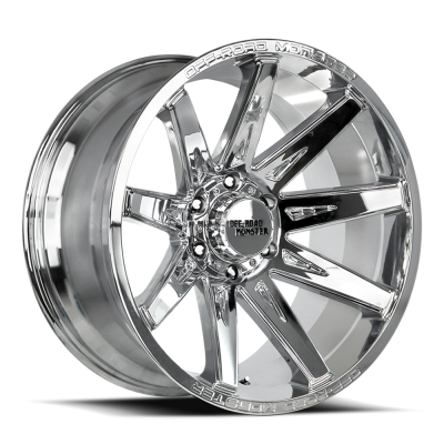 Aluminum Wheels 22x12 M25 C Series Chrome 5 On 127 Bolt Pattern -44 Offset Off Road Monster