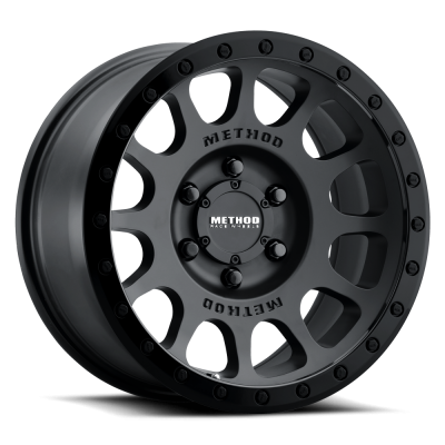 Aluminum Wheels 17x8.5 NV MR305 Bolt Pattern 6 On 135 Offset 0 Lip Size 1.3 Double Black BK Method