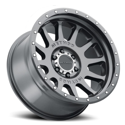 Aluminum Wheels 20x10 NV MR605 Bolt Pattern 6 On 135 Offset -24 Lip Size 2.48 Gloss Titanium GY Method