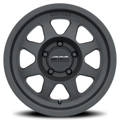 Aluminum Wheels 17x9 Bead Grip MR701 Bolt Pattern 5 On 127 Offset -12 Lip Size 1.97 Matte Black MB Method