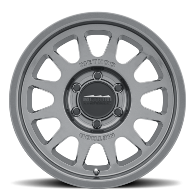 Aluminum Wheels 16x6 Bead Grip MR703 Bolt Pattern 5 On 130 Offset 68 Lip Size 0 Gloss Titanium SL Method