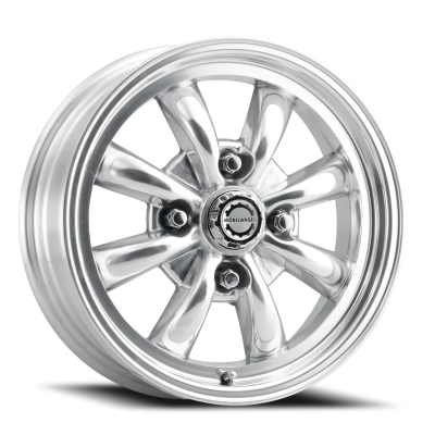 Cast Aluminum VW Wheels 15x5.5 430S Interceptor Gloss Silver 4 On 130 Bolt Pattern 20 Offset Moblewagen VW Wheels