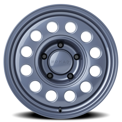 Aluminum Wheels 16x8 501UG Convoy Utility Gray 5 On 139.7 Bolt Pattern 106.5 Bore -10 Offset Nomad Wheels
