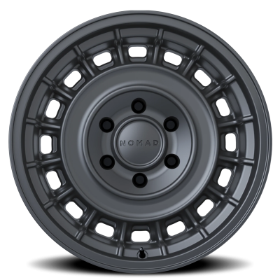 Aluminum Wheels 15x7 502DU Arvo Dusk Grey 5 On 114.3 Bolt Pattern 72.62 Bore 15 Offset Nomad Wheels