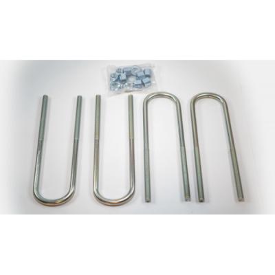 Reverse Level Kit for 17-21 Ford Super Duty w/2.0 Inch Shocks and 3.5 Inch Rear Axle No Limit Fabrication