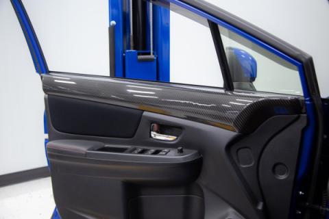 OLM LE Dry Carbon Front Door Trim Upper Panels 15+ WRX / STI