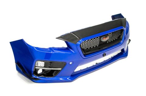 Carbon Fiber Upper Front Bumper Cover - 2015 Subaru WRX STI OLM Outside Line Motoring