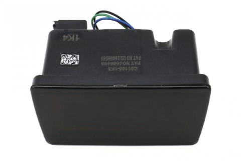 OLM F1 NB+R V2 (Smoke Lens, Gloss Black Base, Red Bar) 2015-2020 WRX / STI