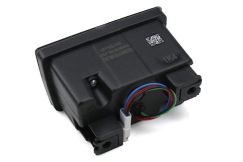 OLM F1 NB+R V2 (Smoke Lens, Gloss Black Base, Red Bar) 2015-2020 WRX / STI