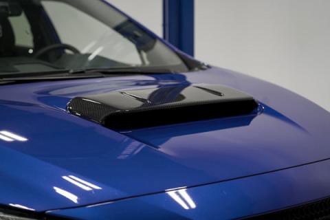 A1 Style Carbon Fiber Hood Scoop Overlay - 22-Present Subaru WRX OLM Outside Line Motoring
