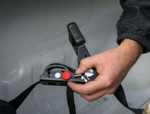 1.25 Inch x 12' Sliding Ratchet Tie Down 2 Pack Bullring