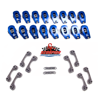 1.7 L92 LS Race Series Rocker Arms Set 8mm Non Adjustable Scorpion Racing Products