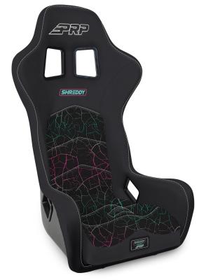 Shreddy Edition Alpha Composite Seat Extra Wide Cracked Black PRP Seats