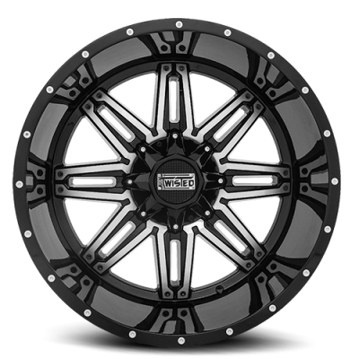 Aluminum Wheels 20x9 Radar T-21 CH Chrome 5 On 114.3/5 On 127 Bolt Pattern -12 Offset Twisted Off-Road