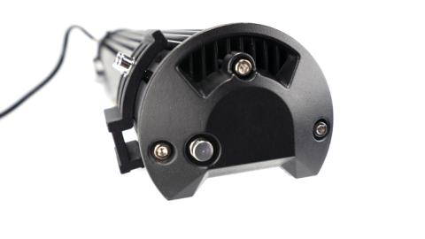 20 Inch LED Light Bar Straight Dbl Row Chrome Series Combo Flood/Beam 120W Dt Harness 79900 10,800 Lumens Adjustable Base Mounts Top Gun Customz