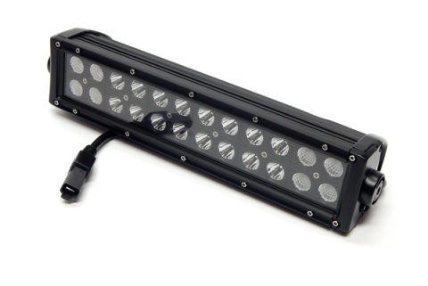 15 Inch LED Light Bar Black Series Straight Dbl Row Combo Flood/Beam 72W Dt Harness 79900 6,480 Lumens Top Gun Customz