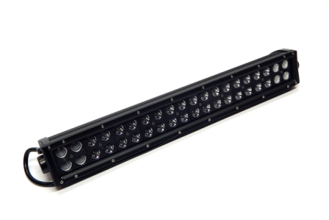 20 Inch LED Light Bar Black Series Straight Dbl Row Combo Flood/Beam 120W Dt Harness 79900 10,800 Lumens Top Gun Customz