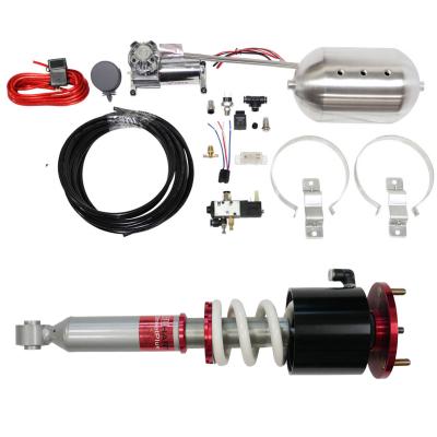 StreetPlus Coilovers w/ Front Air Cups Plus Gold Control System For 02-06 Honda CR-V TruHart