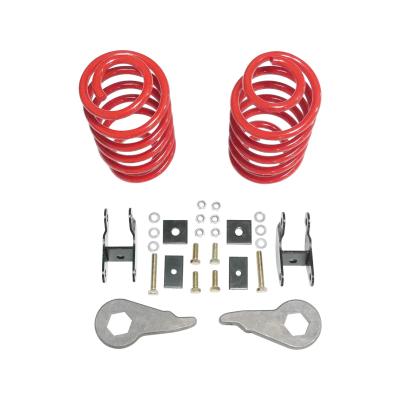 Front Lowering Torsion Keys 1-3 Inch Rear 4 Inch Lowering Springs w/Shock Extnders 99-06, Tahoe 99-06 Yukon, 02-06 Avalanche 1500, 00-06 Suburban 1500, 00-06 Yukon XL 1500