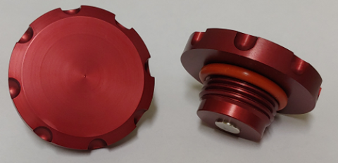 Billet Aluminum Oil Cap with N54 Neodymium Magnet Redline Cams