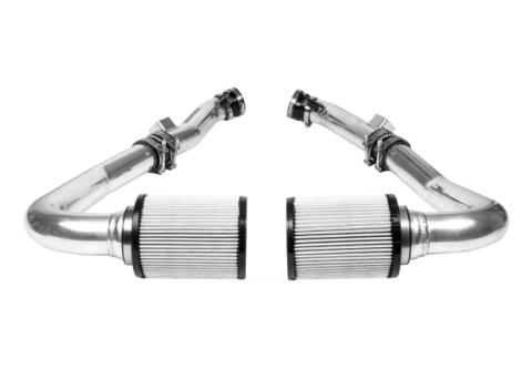 350Z Hi-Flow Ultra Long Dual Tube Air Intake Gen 3 Z33 Dry Filter 07-09 Nissan 350Z Stillen