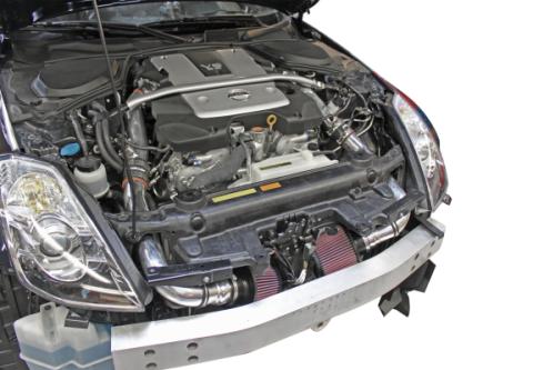 350Z Hi-Flow Ultra Long Dual Tube Air Intake Gen 3 Z33 Oil Filter For 07-09 Nissan 350Z Stillen