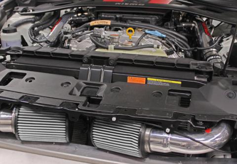 370Z Dual Hi Flow Ultra Long Tube Air Intake Gen 3 Z34 Dry Filter For 09-20 Nissan 370Z Stillen