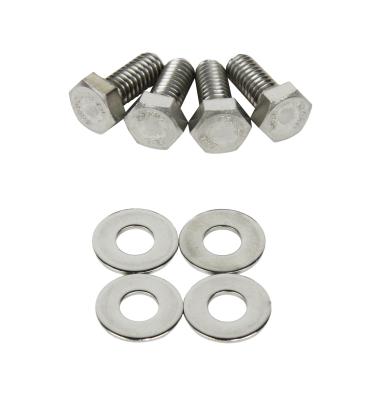 Jeep CJ/YJ Interior Windshield Brackets Pair 76-95 CJ and Wrangler YJ Polished Silver Kentrol