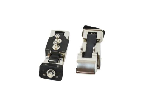 Jeep JK Hood Catch Pair 07-18 Wrangler JK Polished Silver Kentrol