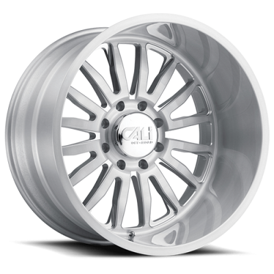 Cast Aluminum Wheels Summit 9110 SL 22x12 Brushed Brushed Silver 5 On 139.7 Bolt Pattern -51 Offset Cali Offroad Wheels