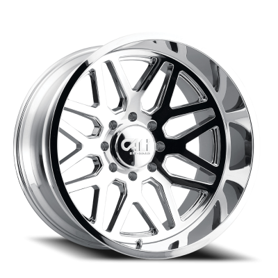 Cast Aluminum Wheels Invader 9115 CH 24x14 Chrome 6 On 135 Bolt Pattern -76 Offset Cali Offroad Wheels