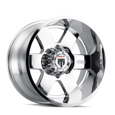 Armor AT155 Chrome 20X9 5-127 0MM 78.1MM Off Road Wheels American Truxx