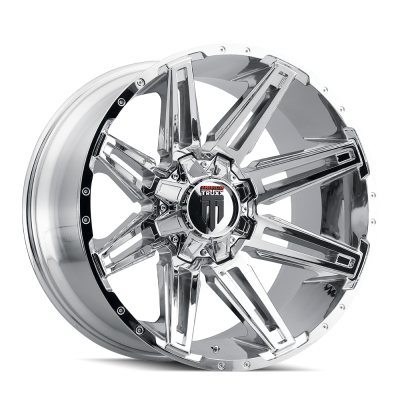 Boom AT1903 Chrome 22X12 6-135 6-139.7-44MM 106.1MM Off Road Wheels American Truxx