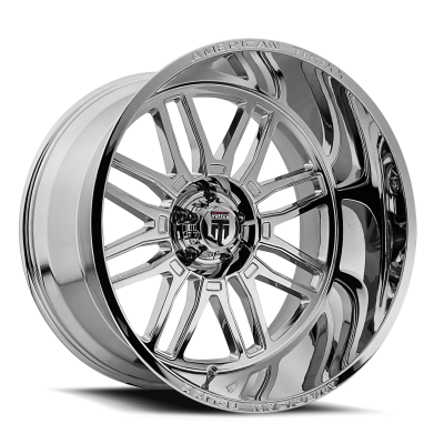 Restless AT1915 Chrome 20X10 5-127 -25MM 78.1MM Off Road Wheels American Truxx