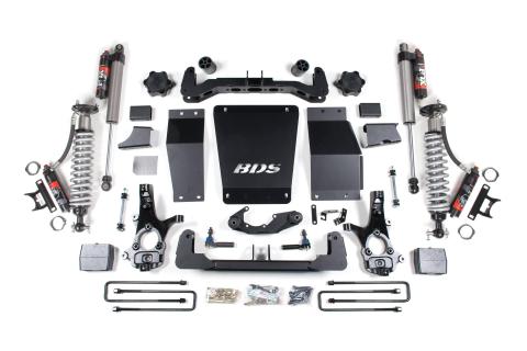 6 Inch Lift Kit FOX 2.5 Performance Elite Block Lift Coil-Over Cast Steel 14-18 Silverado/Sierra 1500 4WD BDS Suspension
