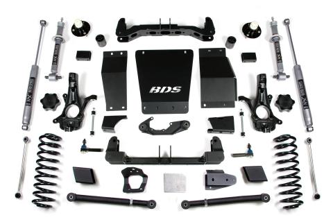 6 Inch Lift Kit Chevy/GMC Suburban Tahoe Yukon/XL 1500 15-19 4WD Cast Steel Fox 2.0 Performance