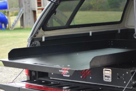 OPA (Our Pullout Aluminum) Cargo Slide 1000 Lb Capacity 02-06 Chevy Avalanche 02-13 Escalade EXT Cargo Ease