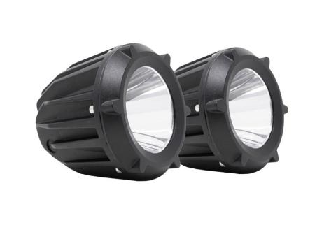3.5 Inch Round Cannon LED Pods Pair Cali Raised LED