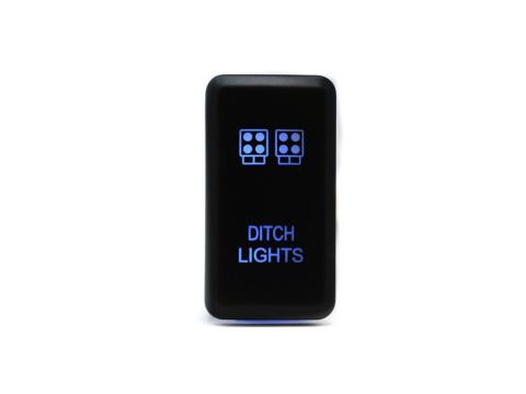 Toyota OEM Style Ditch Lights Switch Blue Cali Raised LED