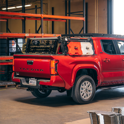 Overland Bed Rack For 24-Present Toyota Tacoma/Long Bed Low Profile Rack Cali Raised LED