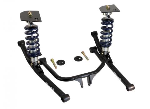 Rear TQ Coil-Over And Strongarm Kit For 58 Impala Upper And Lower Strongarms TQ Coil-Over Shocks Springs Brackets And Hardware Ridetech