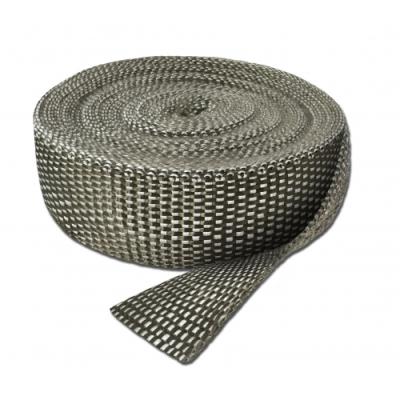 Exhaust Wrap 50 Foot x 2 Inch Platinum Weave Lock Up To 1800 Degree F Rogue Series Thermo Tec