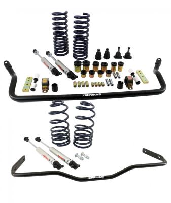 Streetgrip Suspension System For 1964-1967 Gm A-Body W/ Big Block Front And Rear Dual Rate Coil Springs Delrin Control Arm Bushings Ball Joints Front And Rear Sway Bar And HQ Shocks Ridetech
