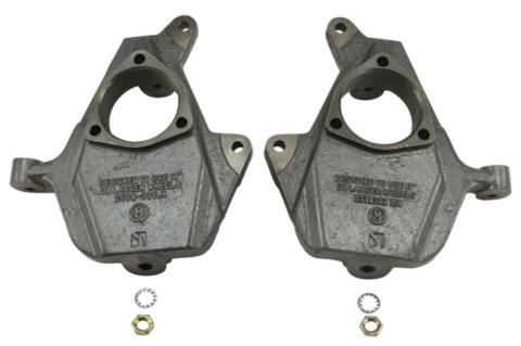 2 Inch Drop Spindles For 1999-2006 Silverado / Sierra 1500 2WD 2007 Classic17 Inch Or Larger Wheels Only Ridetech