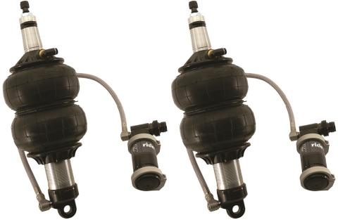 Front TQ Shockwaves For 1982-2003 S10 2WD For Use W/ Ridetech Lower Arms Pair Of Triple Adjustable Shock waves W/ 1/4 Inch Airline Fittings Ridetech