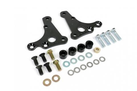 Front Caliper Brackets For Sn95 94-04 Mustang Brakes W/ Ridetech 79-93 Mustang Sla Pair Of Brackets Caliper Spacers Shims And Hardware Ridetech